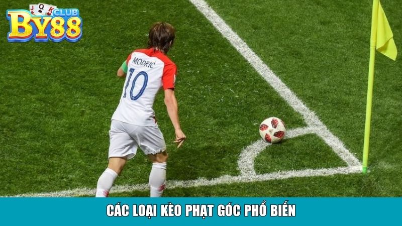 Các loại kèo phạt góc phổ biến